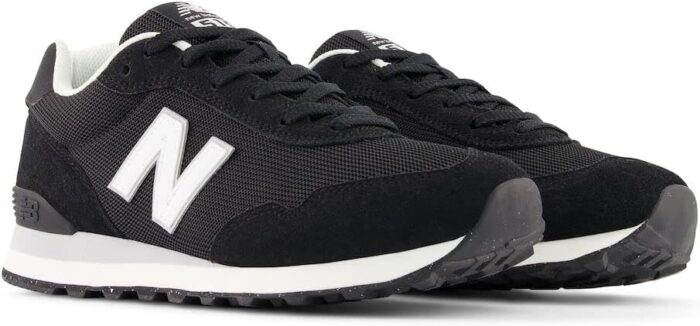 New Balance Men's 515 V3 Sneaker, Black/White/Aluminum Grey, 10.5 | Fashion Sneakers - Image 4