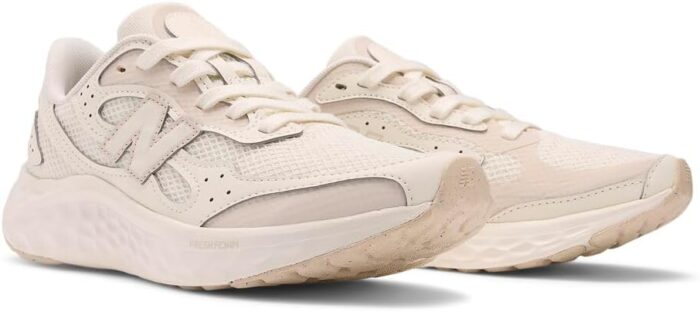 New Balance Women's Fresh Foam Arishi V4 Tira Lux Running Shoe, Angora/Timberwolf/Sea Salt, 9 | Road Running - Image 4