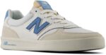New Balance Men's 300 V3 Court Sneaker, Sea Salt/Chrome Blue/White, 9 | Fashion Sneakers - Image 3