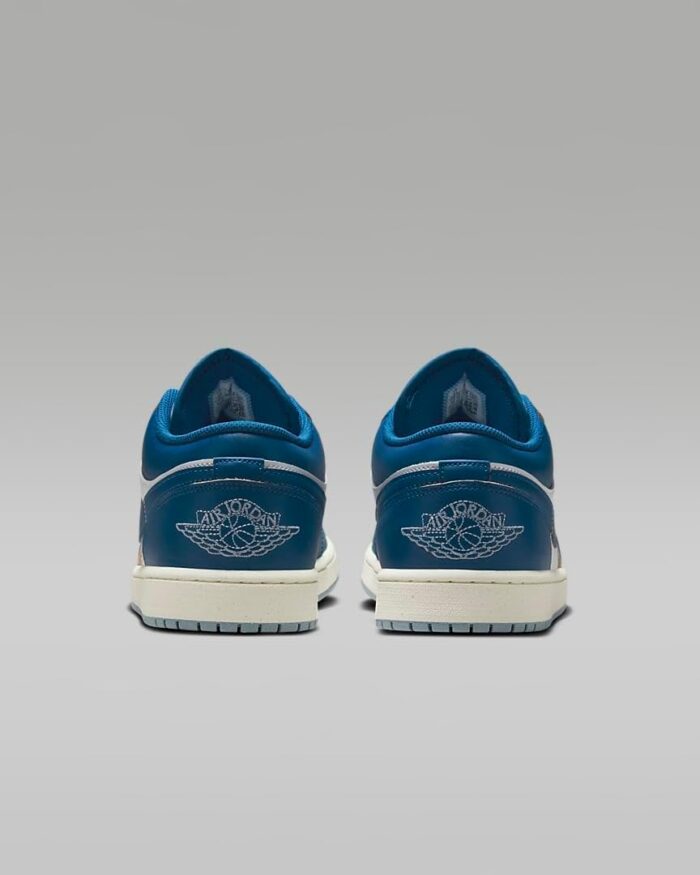 NIKE Jordan Men's 1 Low SE White/Industrial Blue9.5 | Fashion Sneakers - Image 6