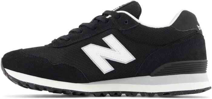 New Balance Men's 515 V3 Sneaker, Black/White/Aluminum Grey, 10.5 | Fashion Sneakers - Image 2