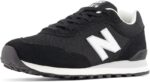 New Balance Men's 515 V3 Sneaker, Black/White/Aluminum Grey, 10.5 | Fashion Sneakers