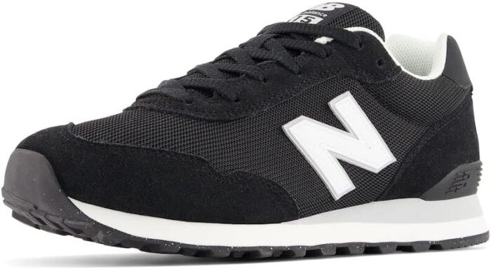 New Balance Men's 515 V3 Sneaker, Black/White/Aluminum Grey, 10.5 | Fashion Sneakers - Image 1