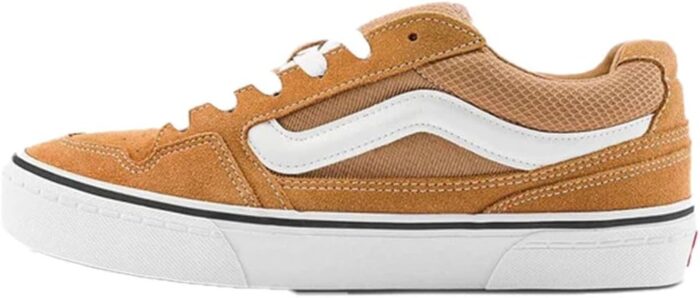 Vans Men's Caldrone Sneaker, Suede/Mesh Brown Sugar, 10 M US | Skateboarding - Image 1