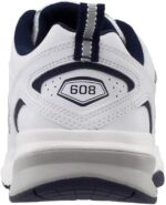 New Balance Men's 608 V5 Casual Comfort Cross Trainer, White/Navy, 9.5 Wide | Fitness & Cross-Training - Image 6