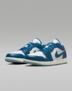 NIKE Jordan Men's 1 Low SE White/Industrial Blue9.5 | Fashion Sneakers - Image 5