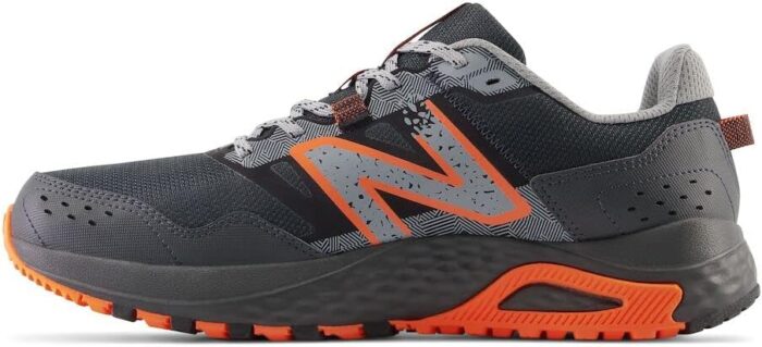 New Balance Men's 410 V8 Trail Running Shoe, Black/Cayenne/Shadow Grey, 11 | Trail Running - Image 2