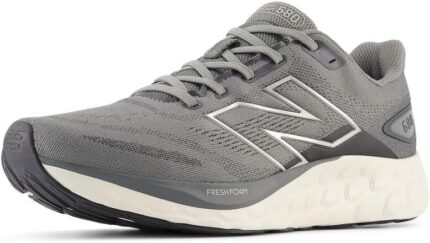 New Balance Men's Fresh Foam 680 V8 Running Shoe, Harbor Grey/Magnet/Dark Silver Metallic, 13 X-Wide | Fashion Sneakers