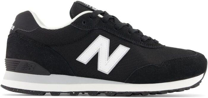 New Balance Men's 515 V3 Sneaker, Black/White/Aluminum Grey, 10.5 | Fashion Sneakers - Image 3