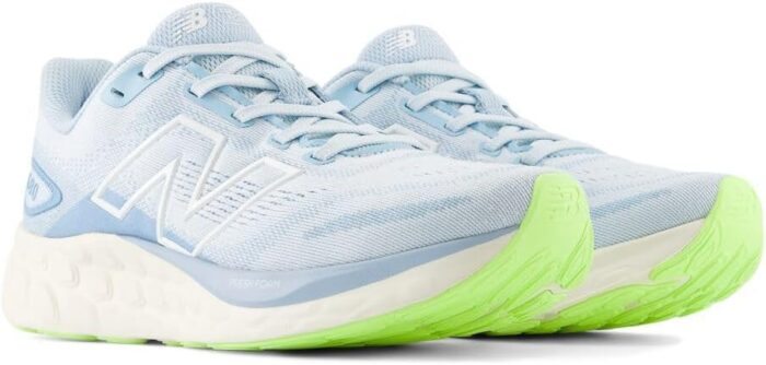 New Balance Women's Fresh Foam 680 V8 Running Shoe, Quarry Blue/Chrome Blue/Sea Salt, 10 Wide | Road Running - Image 4
