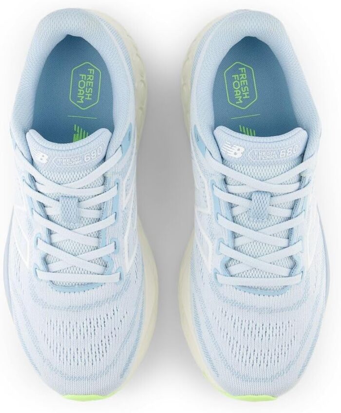 New Balance Women's Fresh Foam 680 V8 Running Shoe, Quarry Blue/Chrome Blue/Sea Salt, 10 Wide | Road Running - Image 5