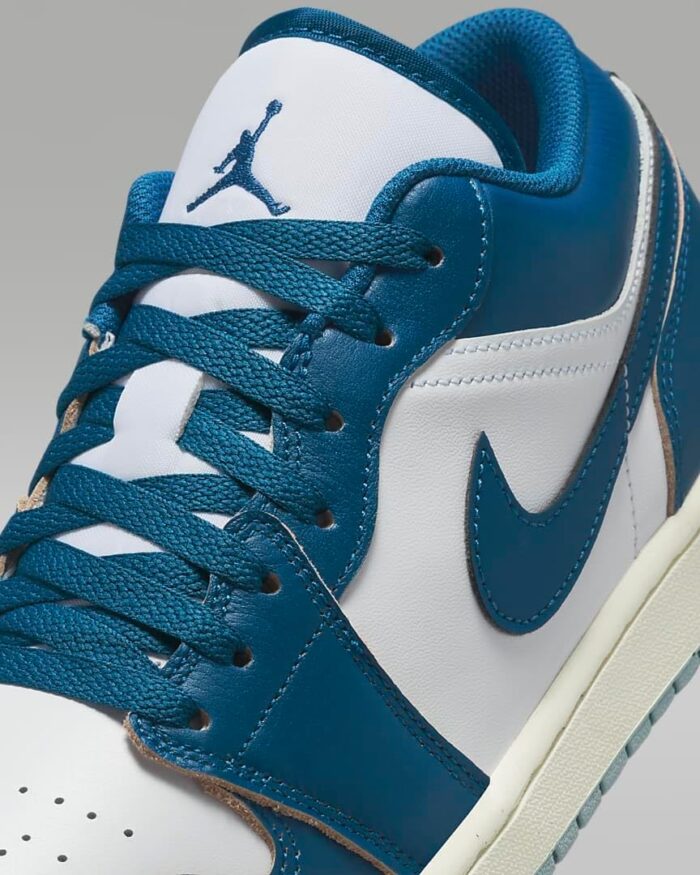 NIKE Jordan Men's 1 Low SE White/Industrial Blue9.5 | Fashion Sneakers - Image 7
