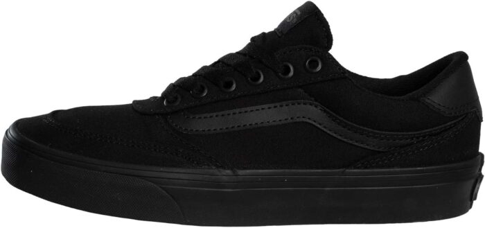 Vans Men's Brooklyn LS Shoe | Low-Top Sneakers for Everyday Wear, Walking, Work & Fashion, Canvas Black/Black, 10 | Fashion Sneakers - Image 2