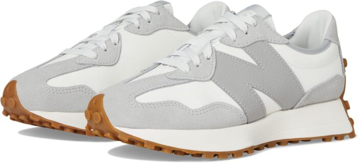 New Balance Women's 327 Sneaker, Raincloud/Reflection, 7 | Fashion Sneakers - Image 1