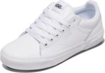 Vans Women's Seldan Shoe | Retro Tennis Inspired Sneakers for Fashion, Work & Everyday Wear, Tumble White/White, 7 | Fashion Sneakers