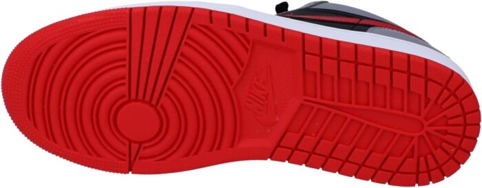 Jordan Men's 1 Low Black/Fire Red-Cement Grey  Basketball - Image 5