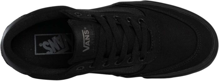 Vans Men's Brooklyn LS Shoe | Low-Top Sneakers for Everyday Wear, Walking, Work & Fashion, Canvas Black/Black, 10 | Fashion Sneakers - Image 6