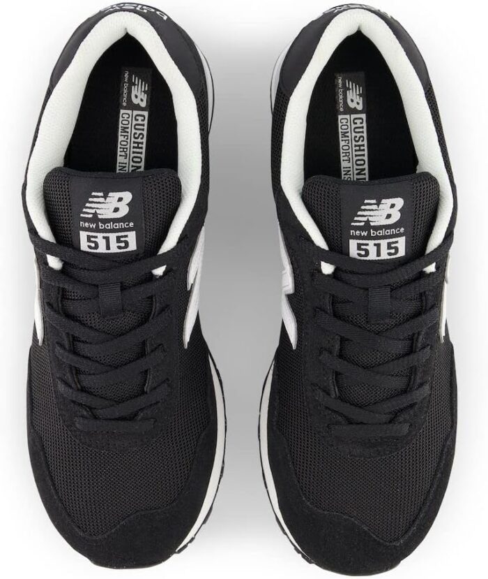 New Balance Men's 515 V3 Sneaker, Black/White/Aluminum Grey, 10.5 | Fashion Sneakers - Image 5