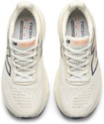 New Balance Women's Fresh Foam X 1080 V14 Running Shoe, Sea Salt/Vintage Indigo/Hot Mango, 9 | Road Running - Image 5
