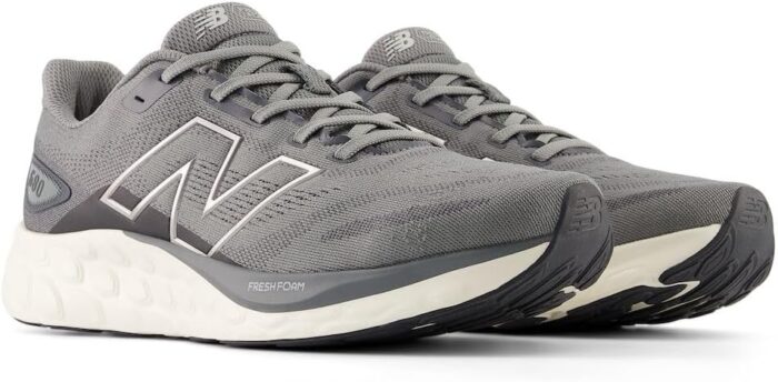 New Balance Men's Fresh Foam 680 V8 Running Shoe, Harbor Grey/Magnet/Dark Silver Metallic, 13 X-Wide | Fashion Sneakers - Image 4