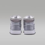 Air Jordan 1 Mid SE Men's Shoes White/Medium Grey/Cool Grey) Size 12 | Fashion Sneakers - Image 6