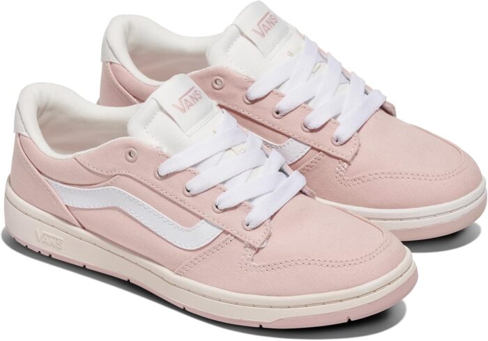 Vans Women's Ryland LS Shoe | Retro Court Sneakers with Tennis Inspired Fashion Details, Canvas Sepia Rose, 8.5 | Fashion Sneakers - Image 6