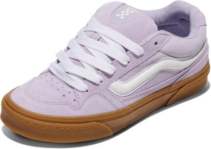 Vans Women's Caldrone Shoe | Chunky Low-Top Fashion Sneakers with Retro-Inspired Style, Suede Gum Evening Haze, 8.5 | Fashion Sneakers