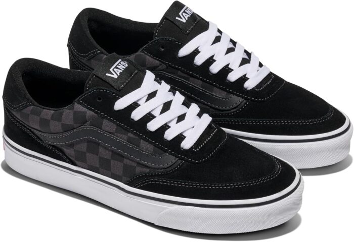 Vans Men's Brooklyn LS Shoe | Low-Top Sneakers for Everyday Wear, Walking, Work & Fashion, Black Asphalt, 11 | Fashion Sneakers - Image 6