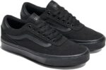 Vans Men's Brooklyn LS Shoe | Low-Top Sneakers for Everyday Wear, Walking, Work & Fashion, Canvas Black/Black, 10.5 | Fashion Sneakers - Image 6