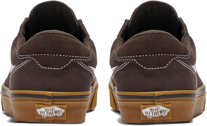 Vans Men's Brooklyn LS Shoe | Low-Top Sneakers for Everyday Wear, Walking, Work & Fashion, Turkish Coffee, 11 | Fashion Sneakers - Image 3