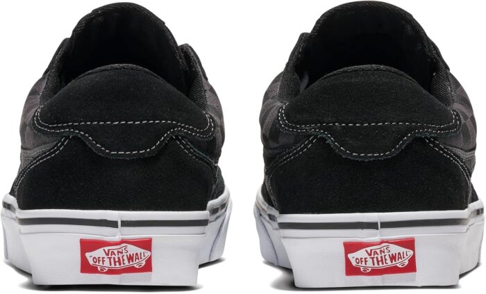 Vans Men's Brooklyn LS Shoe | Low-Top Sneakers for Everyday Wear, Walking, Work & Fashion, Black Asphalt, 11 | Fashion Sneakers - Image 3