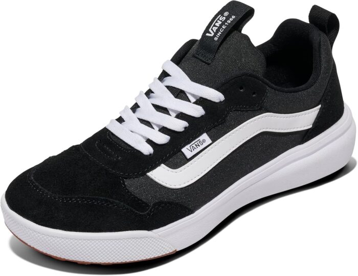 Vans Men's Range EXP Shoe | Athletic Fashion Sneakers for Walking, Hiking & Everyday Wear, Black/White, 10 | Fashion Sneakers - Image 1
