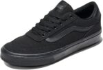 Vans Men's Brooklyn LS Shoe | Low-Top Sneakers for Everyday Wear, Walking, Work & Fashion, Canvas Black/Black, 10.5 | Fashion Sneakers