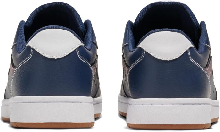 Vans Men's Ryland LS Shoe | Retro Court Sneakers with Tennis Inspired Fashion Details, Leather Dress Blues, 10.5 | Fashion Sneakers - Image 3