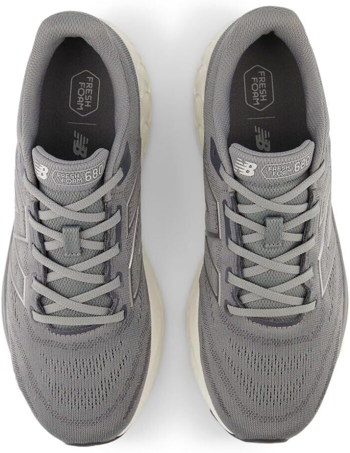 New Balance Men's Fresh Foam 680 V8 Running Shoe, Harbor Grey/Magnet/Dark Silver Metallic, 13 X-Wide | Fashion Sneakers - Image 5