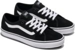 Vans Men's Filmore Decon Shoe | Low-Top Fashion Sneakers with Deconstructed Uppers, Black/White, 10 | Fashion Sneakers - Image 6