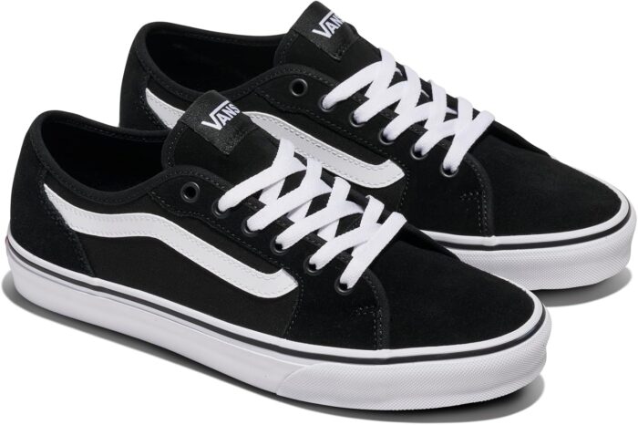 Vans Men's Filmore Decon Shoe | Low-Top Fashion Sneakers with Deconstructed Uppers, Black/White, 10 | Fashion Sneakers - Image 6