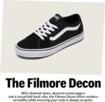 Vans Men's Filmore Decon Shoe | Low-Top Fashion Sneakers with Deconstructed Uppers, Black/White, 10 | Fashion Sneakers - Image 7