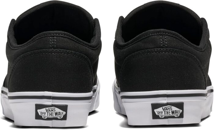 Vans Men's Atwood Shoe | Low-Top Fashion Sneakers for Work, Walking & Casual Everyday Wear, Black/White, 10 | Fashion Sneakers - Image 3