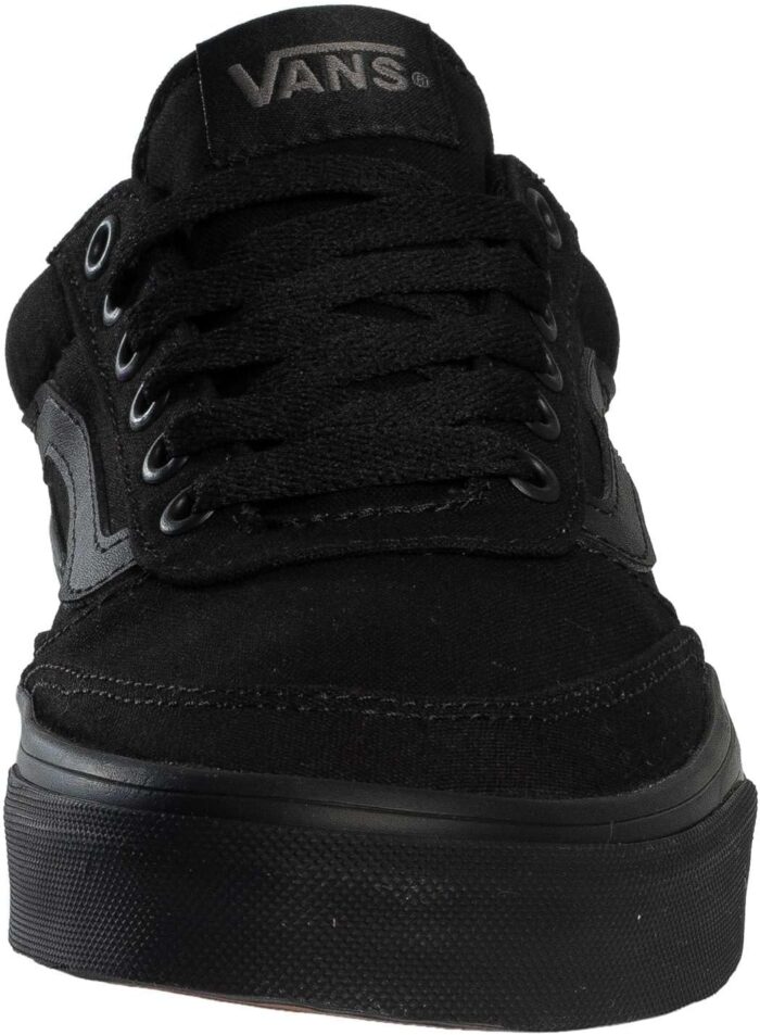 Vans Men's Brooklyn LS Shoe | Low-Top Sneakers for Everyday Wear, Walking, Work & Fashion, Canvas Black/Black, 10 | Fashion Sneakers - Image 4