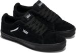 Vans Men's Seldan Shoe | Retro Tennis Inspired Sneakers for Fashion, Work & Everyday Wear, Suede Black/Black, 9.5 | Skateboarding - Image 6
