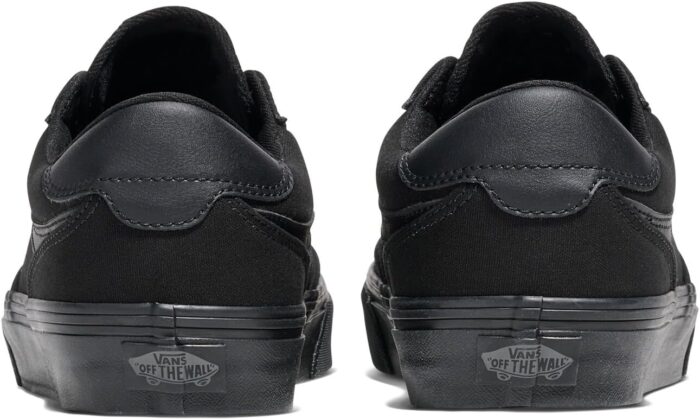 Vans Men's Brooklyn LS Shoe | Low-Top Sneakers for Everyday Wear, Walking, Work & Fashion, Canvas Black/Black, 10.5 | Fashion Sneakers - Image 3