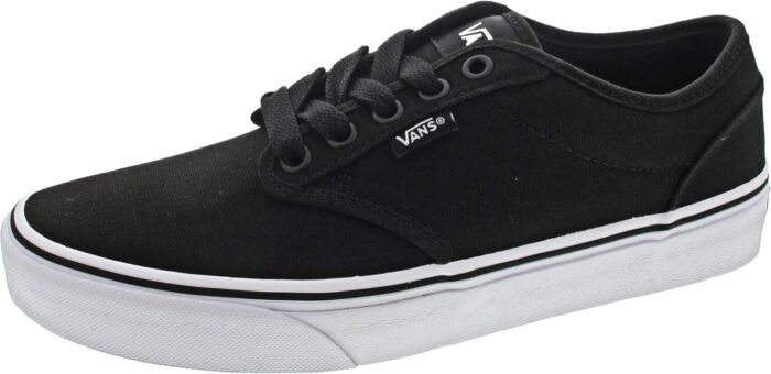 Vans Men's Atwood Shoe | Low-Top Fashion Sneakers for Work, Walking & Casual Everyday Wear, Black/White, 10 | Fashion Sneakers - Image 9