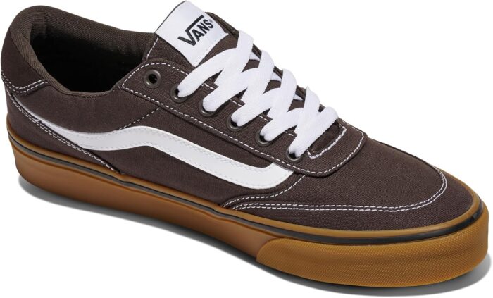 Vans Men's Brooklyn LS Shoe | Low-Top Sneakers for Everyday Wear, Walking, Work & Fashion, Turkish Coffee, 11 | Fashion Sneakers - Image 6