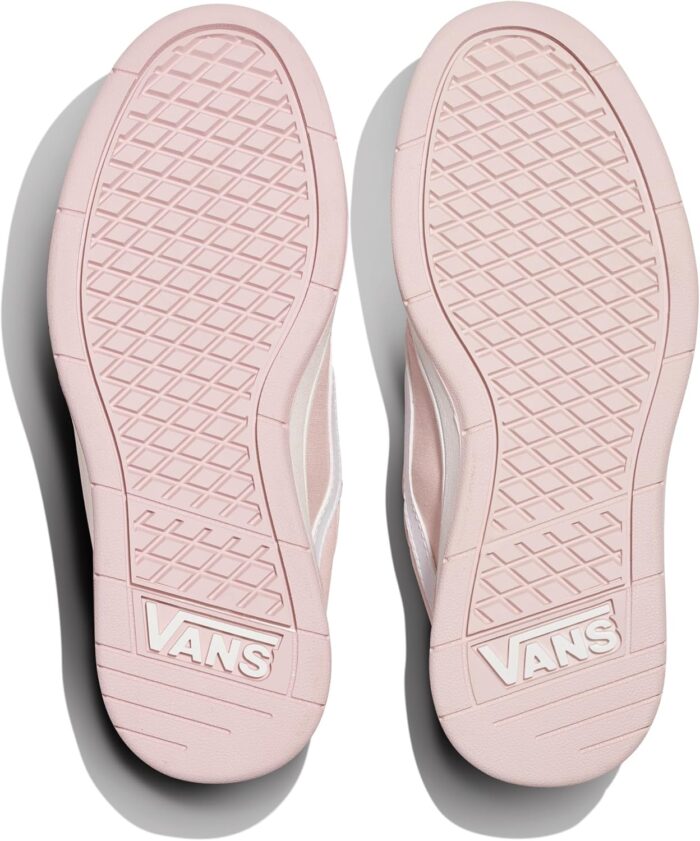 Vans Women's Ryland LS Shoe | Retro Court Sneakers with Tennis Inspired Fashion Details, Canvas Sepia Rose, 8.5 | Fashion Sneakers - Image 4