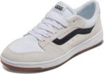 Vans Men's Ryland LS Shoe | Retro Court Sneakers with Tennis Inspired Fashion Details, Black/White, 10 | Fashion Sneakers