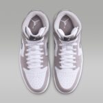 Air Jordan 1 Mid SE Men's Shoes White/Medium Grey/Cool Grey) Size 12 | Fashion Sneakers - Image 4