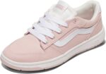 Vans Women's Ryland LS Shoe | Retro Court Sneakers with Tennis Inspired Fashion Details, Canvas Sepia Rose, 8.5 | Fashion Sneakers