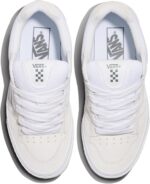 Vans Women's Caldrone Shoe | Chunky Low-Top Fashion Sneakers with Retro-Inspired Style, White, 8 | Shoes - Image 5