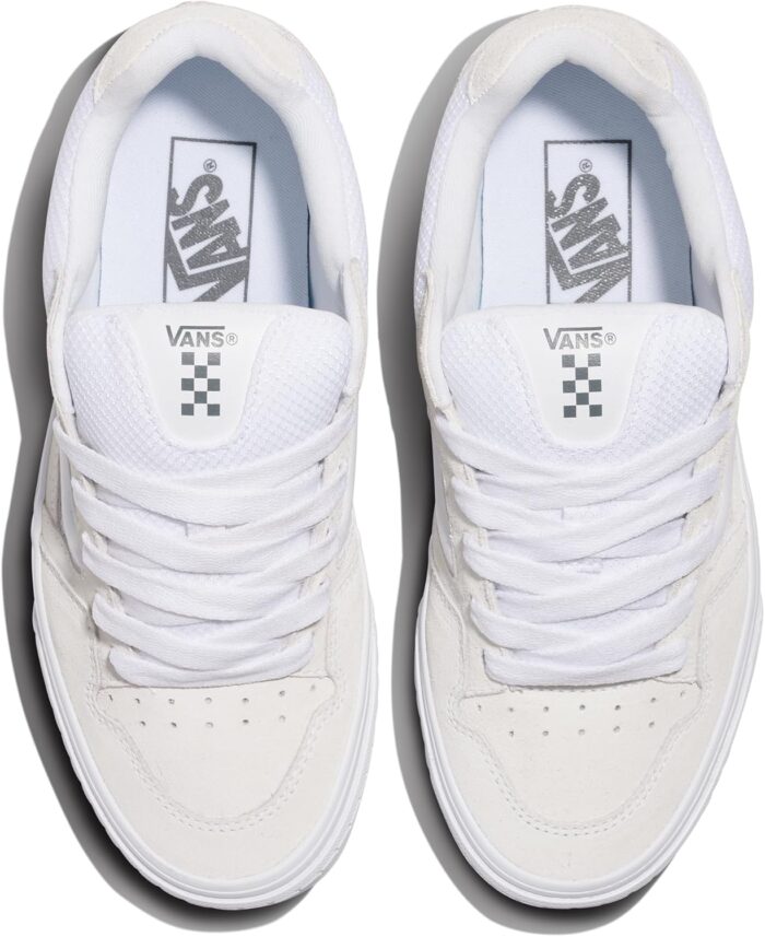 Vans Women's Caldrone Shoe | Chunky Low-Top Fashion Sneakers with Retro-Inspired Style, White, 8 | Shoes - Image 5